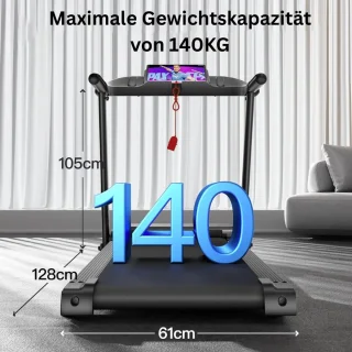 Loopband Fitness Inklapbaar Treadmill