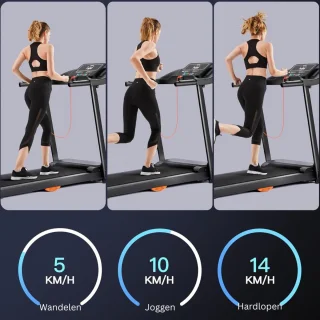 Loopband Fitness Inklapbaar Treadmill