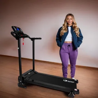 Loopband met 12 trainingsprogramma's - hometrainer - zwart