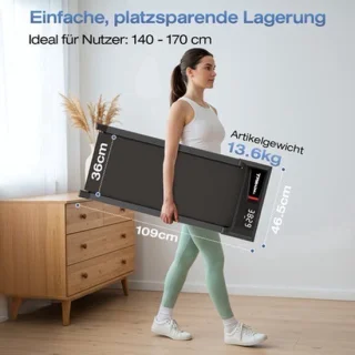 Loopband met handgreep en stille motor 2,5pk