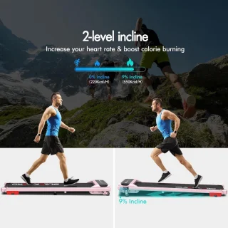 Loopband onder bureau 2-in-1