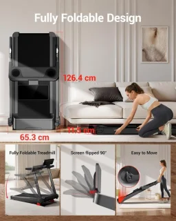 Loopband voor thuis - Fitnessapparaat - Zwart