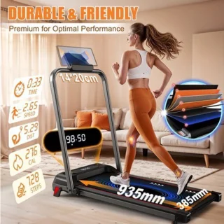 Loopband – walking pad met 2,25 HP motor en verstelbare hellingshoek