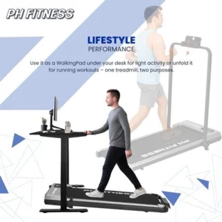 Loopband Walking Pad met handgrepen, 1-8 km/u