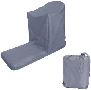 Loopbandhoes L-vormig grijs 206x94x170 cm