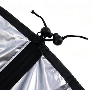 Loopbandhoes voor binnen en buiten, zwart (206 x 95 x 160 cm)