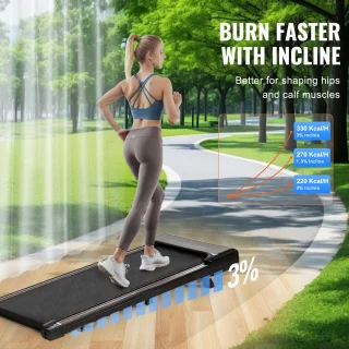 Loopkussen Loopband met Helling 2,5 PK 120 KG Draagvermogen