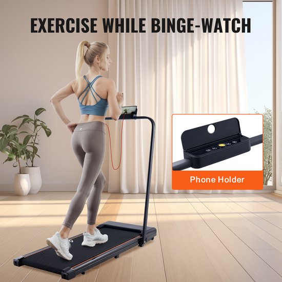 Loopmat 2-In-1 Loopband 2,5 Pk 120 Kg Opvouwbaar