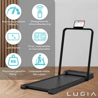 Lugia Fit Plus Inklapbare Loopband 1-10 km/u