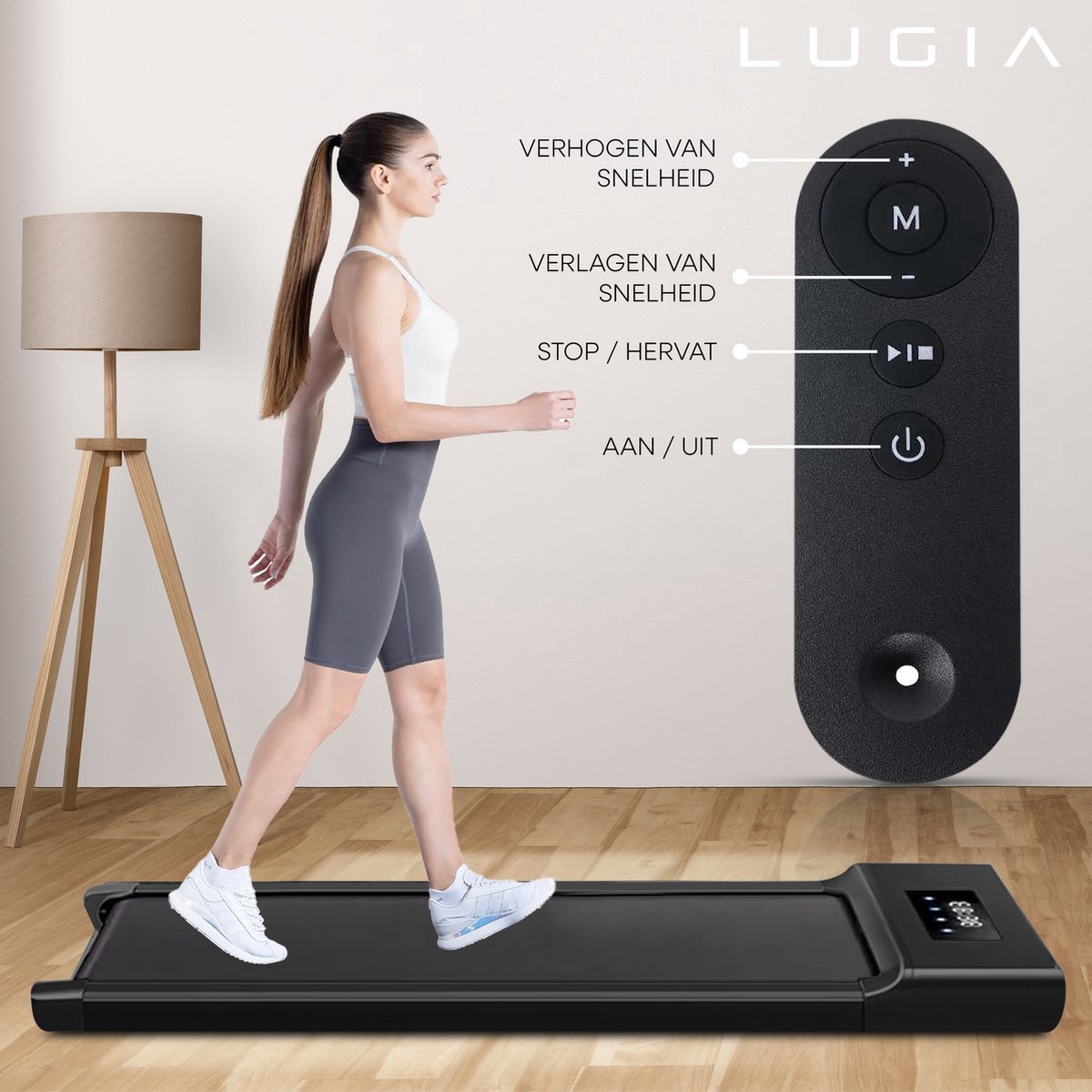 Wat vinden we goed aan de Lugia Fit Plus Inklapbare Loopband