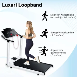 Luxari Elektrische Loopband Treadmill Inklapbaar