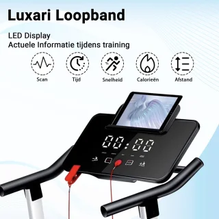Luxari Elektrische Loopband Treadmill Inklapbaar