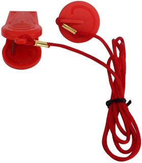 Magnetische sleutel loopband rood 2 stuks