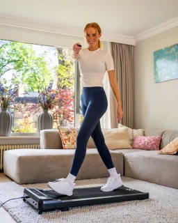 MATCHU Wandelband Walking Pad Mini zwart