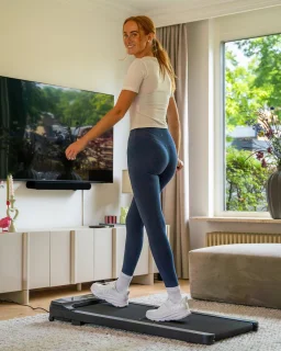 MATCHU Wandelband Walking Pad Mini zwart