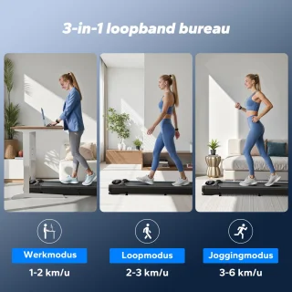 MERACH Loopband 3-in-1 2.75HP LCD
