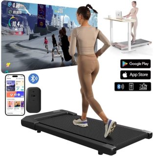 Compacte thuistrainer met slimme app — ideaal voor wandelen en licht joggen