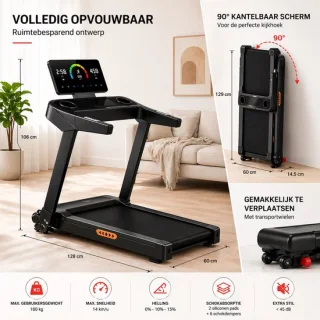 Miryx Walking Pad - Inklapbare Loopband