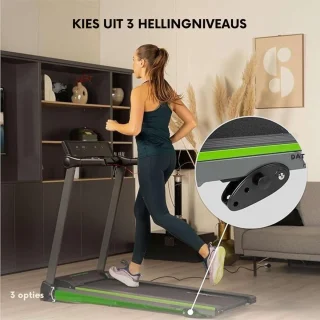MMP® Loopband Inklapbaar - Zwart
