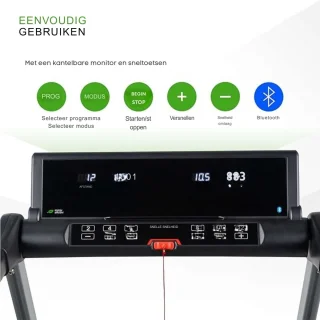 MMP® Loopband Inklapbaar - Zwart