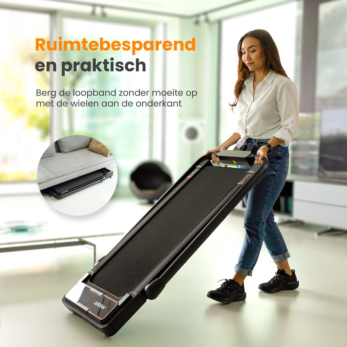 Wat vinden we goed aan de Moovv SmartStep Pro v2 Loopband Inklapbaar