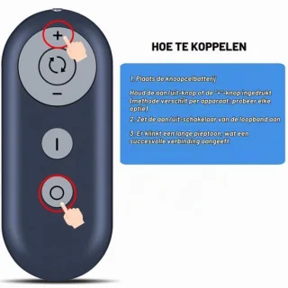 Nue vervangende afstandsbediening voor WP1 en WP1D loopbanden