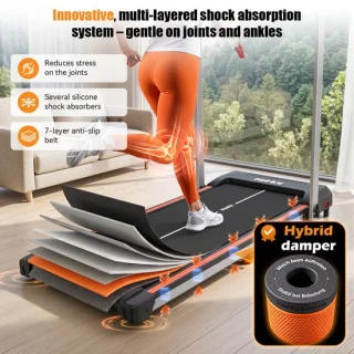 Opvouwbare 2-in-1-loopband