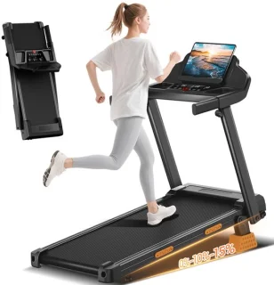 Compacte krachtpatser: veelzijdige 3-in-1 loopband voor thuis