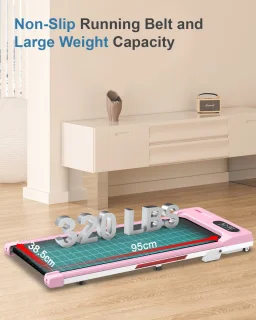 Opvouwbare 4-in-1 Loopband 2,5 PK Roze
