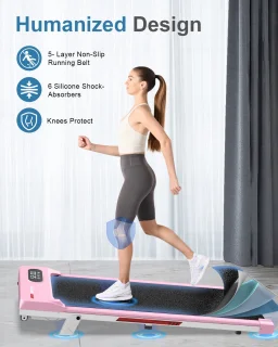 Opvouwbare 4-in-1 Loopband 2,5 PK Roze