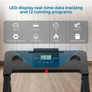 Opvouwbare elektrische loopband