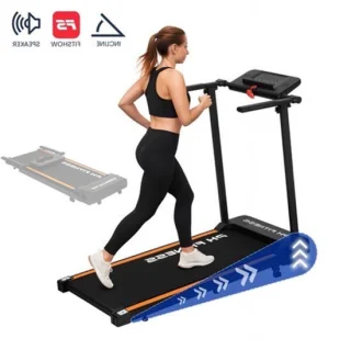 Opvouwbare loopband met 1,5 hp motor en bluetooth speaker