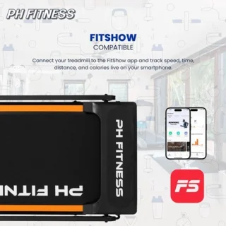 Opvouwbare loopband met bluetooth en fitShow app