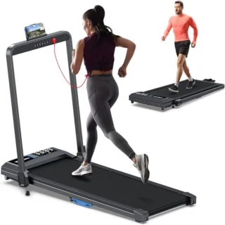 Opvouwbare loopband thuistrainer