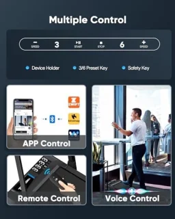 Opvouwbare loopband thuistrainer