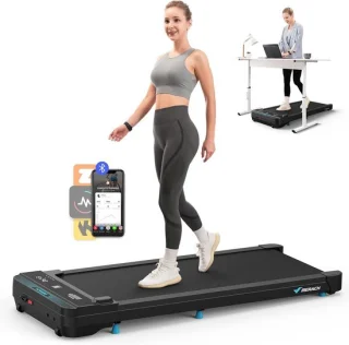 Opvouwbare loopband voor onder bureau
