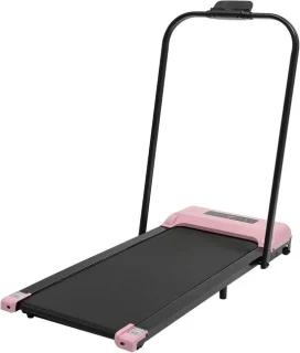 Opvouwbare loopband voor onder het bureau - roze
