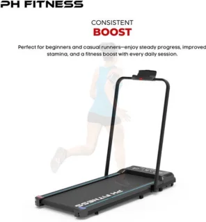 Opvouwbare treadmill met stille motor en bluetooth