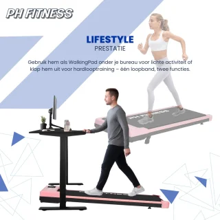 PH Fitness CR-B1S Loopband Roze