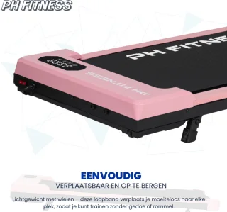 PH Fitness CR-B1S Loopband Roze