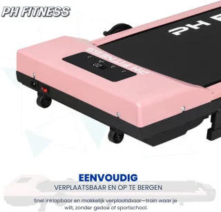 PH Fitness Jogger Pro Loopband CR-A1F-3 Roze