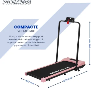 PH Fitness Jogger Pro Loopband CR-A1F-3 Roze