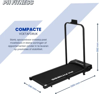 PH Fitness Loopband A1F Zwart