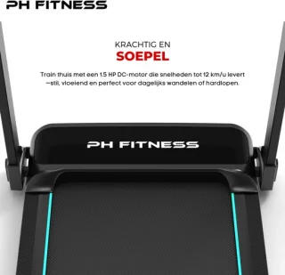 PH Fitness TH-900 Loopband Opvouwbaar 1.5PK 12 km/u