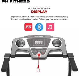 PH Fitness TR-800 Loopband Opvouwbaar