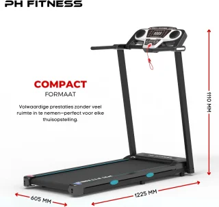 PH Fitness TR-800 Loopband Opvouwbaar