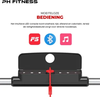 PH Fitness WP-400 Loopband Opvouwbaar
