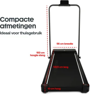 Rockerz Loopband Loopband Inklapbaar Zwart