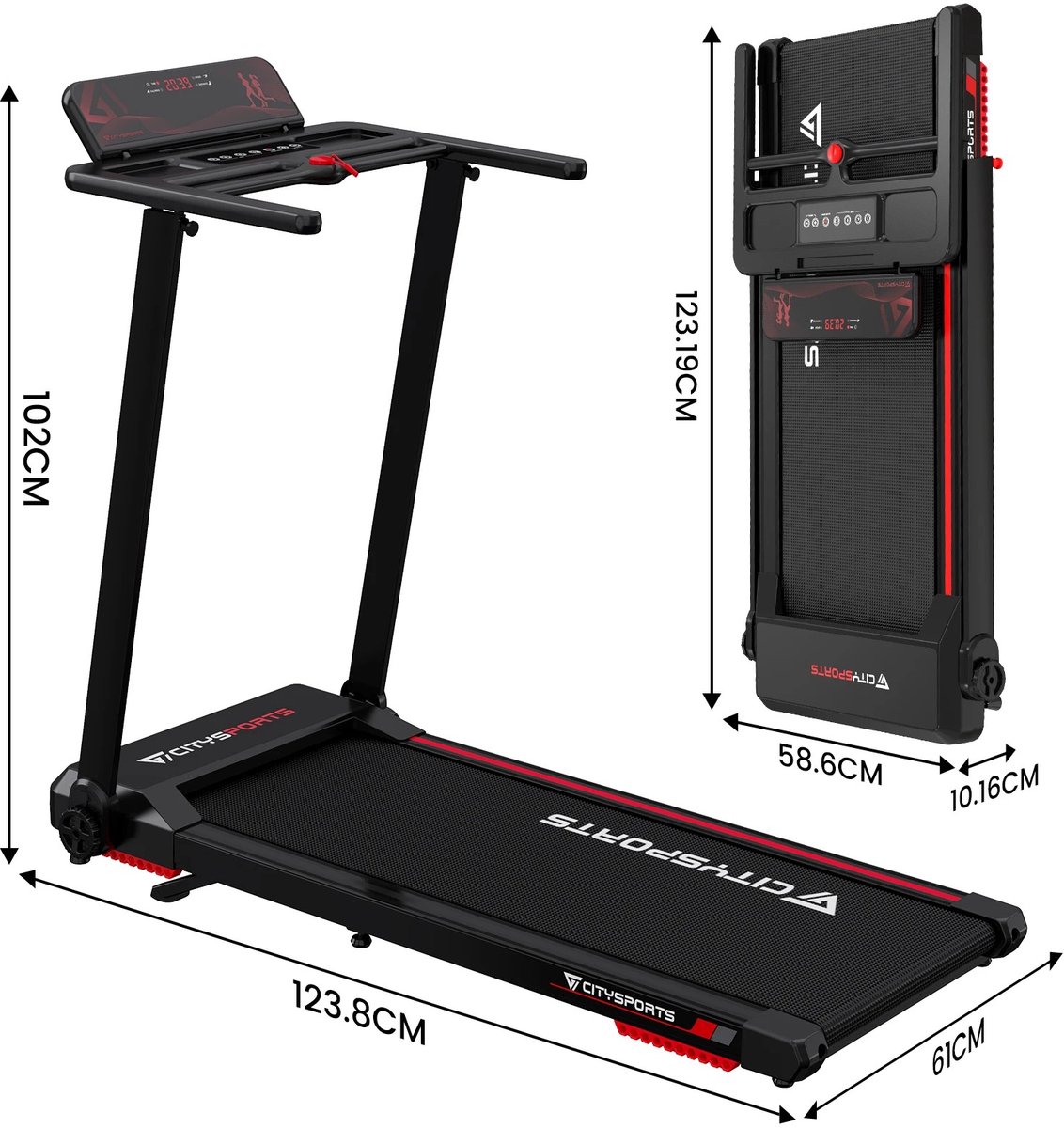 Wat vinden we goed aan de Rustive Loopband Elektrisch Inklapbaar Roze
