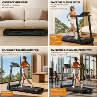 SanaVida loopband walking pad inklapbaar